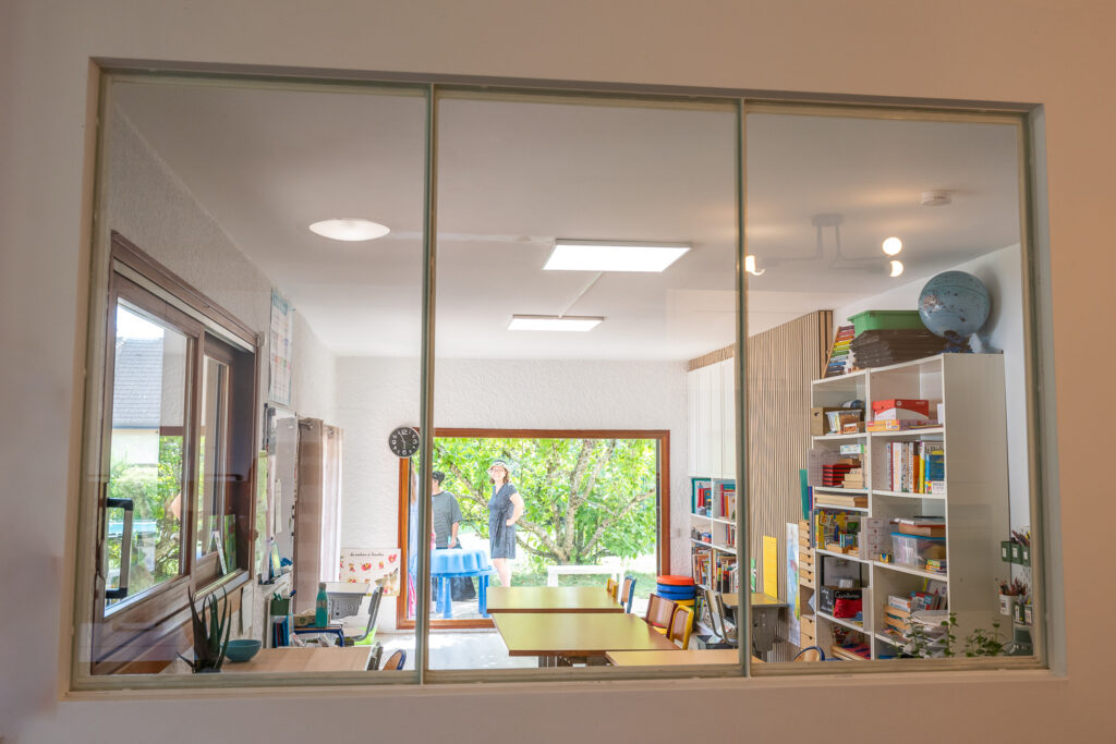Intérieur de l'école ouVerte
